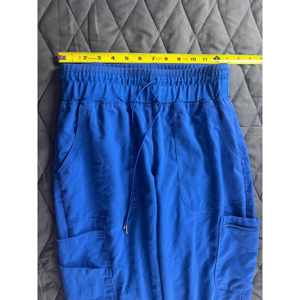 Grey's Anatomy Jogger Scrub Pants Womens S Blue Spandex Stretch Wear By Barco - Picture 8 of 10